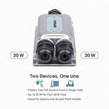 Intellinet 2-Port Gigabit PoE++ Extender Outdoor, 60W Power Budget, 30W Out Per Port, IP67 & IK10, Ultra POE Passthrough Switch-3 Yr Mfg Warranty