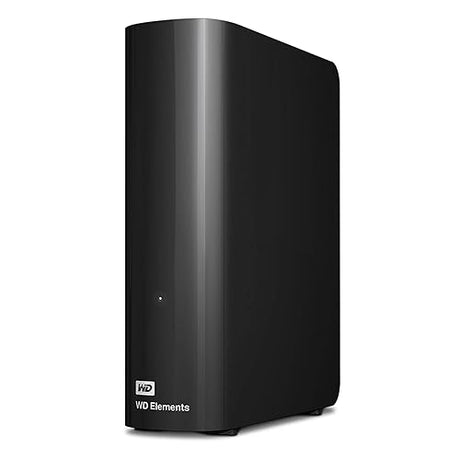 WD 18TB Elements Desktop External Hard Drive, USB 3.0 External Hard Drive for Plug-and-Play Storage - WDBWLG0180HBK-NESN 18TB Desktop
