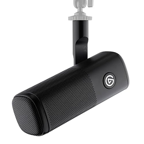 Elgato Wave DX - Dynamic XLR Microphone, Cardioid pattern, Noise Rejection, speech optimised for Podcasting, Streaming, Broadcasting, No Signal Booster Required, works with any Interface, for Mac, PC