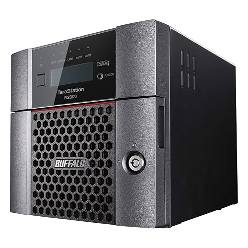 BUFFALO TeraStation WS5220DN 2-Bay Windows Server IoT 2025 Desktop NAS 8TB (2x4TB) w/HDD Included 8TB (2x4TB) 2-Bay Desktop