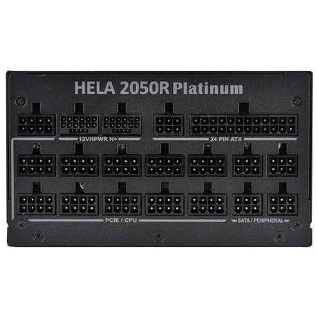 Silverstone HELA 2050R Platinum Cybenetics Platinum Certified 2050W ATX Power Supply, SST-HA2050R-PM (SST-AX2050MCPT-C) ATX 3.0