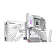 GIGABYTE Z890 AORUS PRO ICE Intel Core Ultra (Series 2) LGA 1851 Motherboard, ATX, DDR5, 5X M.2, PCIe 5.0, Thunderbolt 4, WIFI7, 5GbE LAN, EZ-Latch