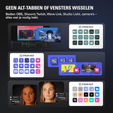 Elgato Stream Deck MK.2 White – Studio Controller, 15 macro keys, trigger actions in apps and software like OBS, Twitch, ?YouTube and more, works with Mac and PC Stream Deck White White