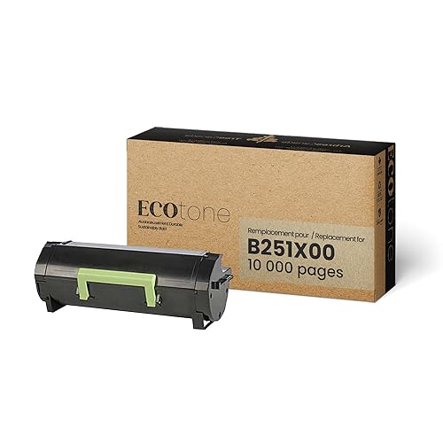 Ecotone Toner Cartridge - Remanufactured for Lexmark B241H00 - Black – Made in Canada