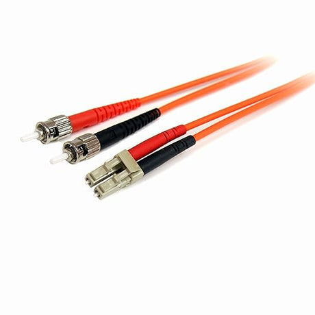 StarTech.com 7m Fiber Optic Cable - Multimode Duplex 62.5/125 - LSZH - LC/ST - OM1 - LC to ST Fiber Patch Cable (FIBLCST7) Orange Orange 23 ft / 7 m LC to ST Multimode Duplex 62.5/125