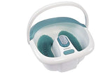 HoMedics Bubble Spa Elite Footbath, 2-in-1 removable pedicure center, Toe-touch control, Easy tote handle no-splash, FB-450H