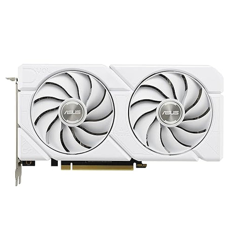 ASUS Dual GeForce RTX™ 4070 Super EVO White OC Edition (PCIe 4.0, 12GB GDDR6X, DLSS 3, HDMI 2.1a, DisplayPort 1.4a, 2.5-Slot Design, Axial-tech Fan Design, Dual BIOS)