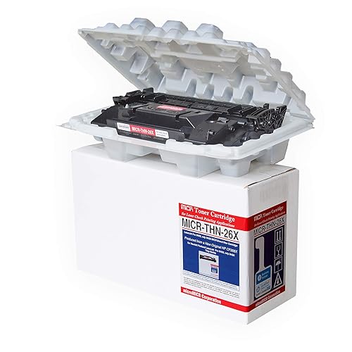 Micromicr MICRTHN26X MICR Toner Cartridge - Alternative for HP (26X) - Black