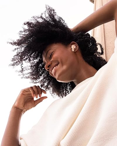 House of Marley Rebel True Wireless Earbuds with Microphone, Bluetooth Connectivity, 8 Hour Battery Life with in-Case Charging, and Sustainable Materials, Cream