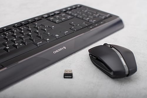 Cherry Desktop GENTIX [EU/US] Wireless black US-Englisch mit EURO Symbol