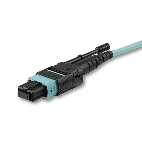 StarTech.com 10m (30ft) MTP(F)/PC to MTP(F)/PC OM3 Multimode Fiber Optic Cable, 12F Type-A, OFNP, 50/125µm LOMMF, 40G Networks, Low Insertion Loss, MPO Fiber Patch Cord (MPO12PL10M)