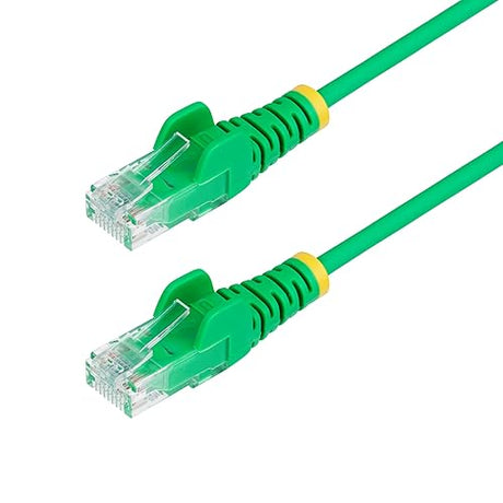 StarTech.com 7ft Green Slim CAT6 Ethernet Cable, Snagless RJ45, LSZH, 28AWG Pure Bare Copper, Slim Network Patch Cable/Cord