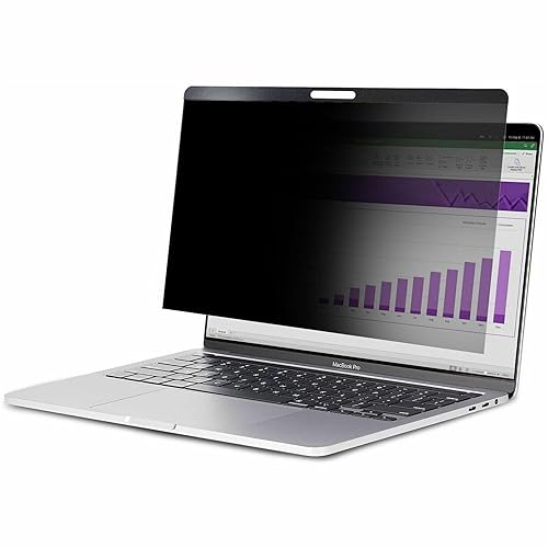 StarTech.com 15-Inch Laptop Privacy Screen - Matte or Glossy - Magnetic - 30+/- Degree Privacy - MacBook Pro (PRIVSCNMAC15)