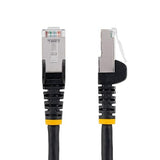 StarTech.com 50ft Black CAT6a Ethernet Cable, Snagless RJ45, 10GbE, 100W PoE++, S/FTP, 500MHz, 27AWG Pure Bare Copper, LSZH Black 50 ft.