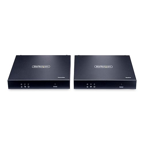 StarTech.com Wireless HDMI Extender, 4K 60Hz, Transmitter and Receiver Kit, Up to 165ft (50m), No Line-of-Sight Required