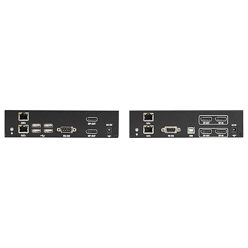 Black Box KVM Extender over CATx - 4K, Dual-Head, DisplayPort, USB 2.0