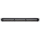 Tripp Lite RJ45 Patch Panel, Cat5e/Cat6 Patch Panel, 24 Port Patch Panel, Shielded, Krone IDC, 0.5U Rack Mount, 568B, TAA Compliant (N252-024-SH-K) 24 Port 568B