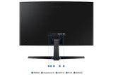 Samsung 27-inch FHD Black Curved Screen Monitor with 100 Hz Refresh Rate, Game Mode, Eye Saver Mode - (LS27D368GANXZA) [Canada Version](2025)