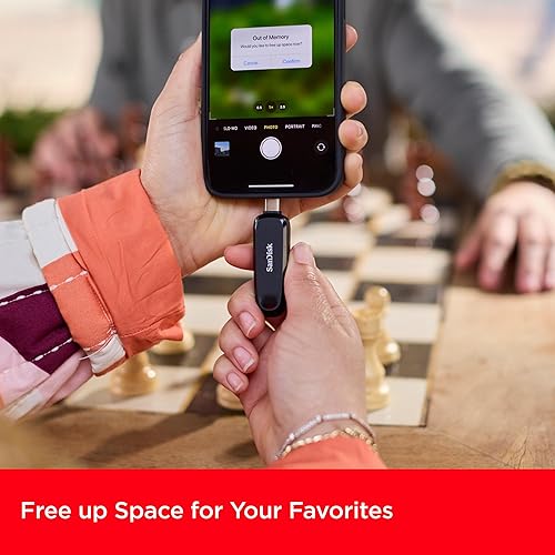 SanDisk 256GB Phone Drive for Android - The 2-in-1 USB for Smartphones, Tablets, and Computers - Thumb Drive with USB Type-C and Type-A Connectors - SDDDC6-256G-G46
