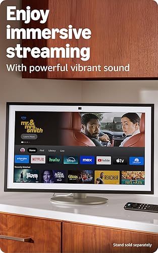 Amazon Echo Show 21 (newest model), Full HD 21 kitchen hub for home organization, with built-in Fire TV and Alexa+ Early Access 21-inch