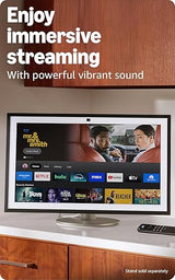 Amazon Echo Show 21 (newest model), Full HD 21 kitchen hub for home organization, with built-in Fire TV and Alexa+ Early Access 21-inch