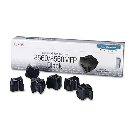 Xerox 108R00727 Solid Ink Stick, Black 6/Box - in Retail Packaging
