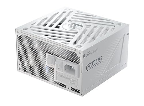 Seasonic Focus GX-750 White ATX3, 750W 80+ Gold Full-Modular, Fan Control in Fanless, Silent, Cooling Mode, 10 Year Warranty, Power Supply for Gaming and Various Application, SRP-FGX751-A5A32SF. Focus Gold 750W White