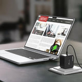 j5create 65W GaN PD USB-C Foldable Mini Charger with HP DC Converter, Suitable for MacBook Pro/Air M2/M1, Dell XPS, HP, iPad Pro, Steam Deck, Laptops, Galaxy S22/S21/S20 (JUP1565)