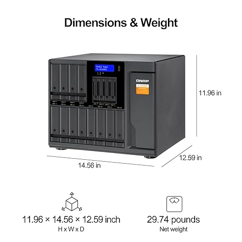 QNAP TL-D1600S High-Performance Desktop SATA 6Gbps JBOD Storage Enclosure