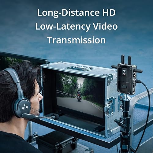 DJI Transmission (Standard Combo), 20,000ft 1080p/60fps Wireless Transmission, with Transmitter and Receiver, Transmits MetaData via SDI, Dual-Link SDI + HDMI Output, Unlimited Number of Receivers