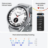 Samsung Galaxy Watch 6 Classic 43mm Bluetooth Smartwatch, Rotating Bezel, Fitness Tracker, Personalized HR Zones, Advanced Sleep Coaching, Heart Monitor, BIA Sensor, Health Insights, US Version, Black Black 43mm Bluetooth Watch6 Classic