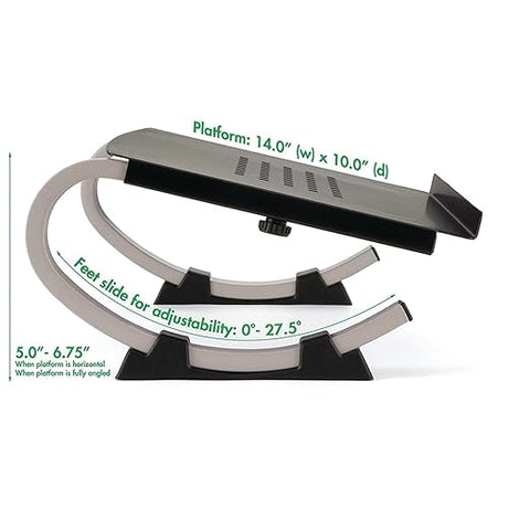 Allsop Notebook Stand Redmond Adjustable Curve (30498) Laptop Stand