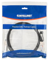 Intellinet QSFP+ 40G Passive DAC Twinax Cable QSFP+ to QSFP+ 1m MSA Compliant for Maximum Compatibility Direct Attach Copper AWG 30 Black