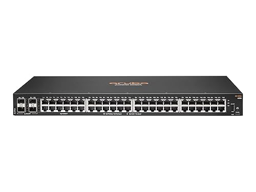 Aruba a Hewlett Packard Enterprise 6100 48G 4SFP+ Switch - JL676A#ABA US Localization/Cord