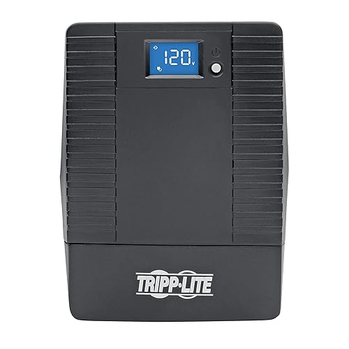 TRIPP LITE Line-Interactive UPS with 6 Outlets - 700VA/350W, Black (OMNI700LCDT)