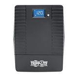 TRIPP LITE Line-Interactive UPS with 6 Outlets - 700VA/350W, Black (OMNI700LCDT)