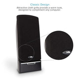 Cyber Acoustics USB 2.0 Speaker (CA-2014USB) - USB Powered 2.0 Desktop Computer Speakers, USB-C or USB-A Compatible