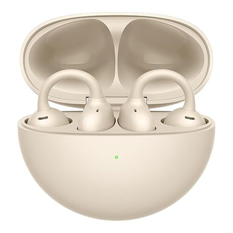 HUAWEI FreeClip, Feather-Light Wearing, Open-Ear Listening, AI Crystal-Clear Call, Long Battery Life, Dual-Device Connections, Beige FreeClip Beige