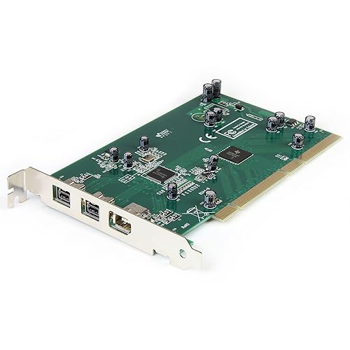 StarTech.com 3 Port 2b 1a PCI 1394b FireWire Adapter Card (PCI1394B_3) FireWire Card Adapter Classic