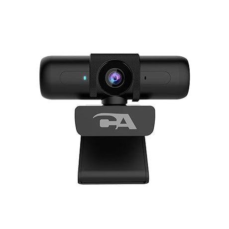 Cyber Acoustics CA Essential Webcam 1080HD-AF – USB Webcam with Microphone for Desktop or Notebooks, 1080p Webcam, HD Auto-Focus and Light Correction, Omni-Directional Microphone (WC-2000)