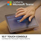 ViewSonic MRC1010-TN 10.1 Touch Console Certified for Microsoft Teams Rooms with Anti-Glare, Full HD, 10-Point Multi-Touch, USB-C, Motion Sensor, HDMI ingest, and USB Input