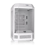 Thermaltake Tower 250 Snow Mini-ITX Mini Tower; 2x120mm CT Fans Included; 360mm Radiator Support; 360mm GPU Clearance; Dual Chamber; CA-1Z9-00S6WN-00