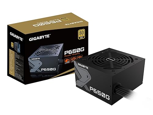 GIGABYTE P650G 650W 80 Plus Gold Certified Power Supply 