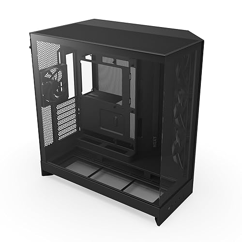 NZXT H9 Flow (2025) Dual-Chamber Mid-Tower Case - All Black
