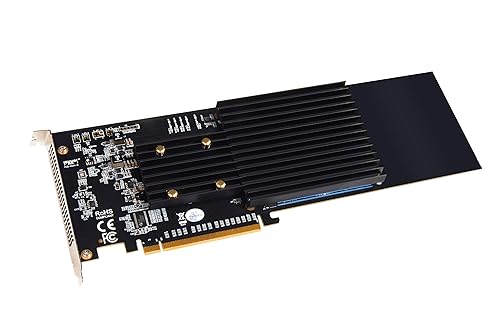 SoNNeT M.2 4x4 Silent PCIe Card (Four M.2 NVMe SSD Slot)