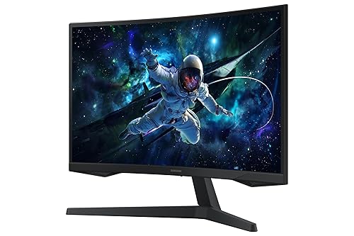 Samsung 27-Inch Odyssey G55C Series QHD 1000R Curved Gaming Monitor, 1ms(MPRT), HDR10, 165Hz, AMD Radeon FreeSync, Eye Care, LS27CG552ENXZA