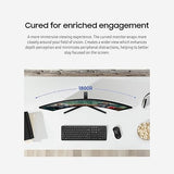 Samsung 27 Essential S3 (S36GD) Series FHD 1800R Curved Computer Monitor, 100Hz, Game Mode, Advanced Eye Comfort, HDMI and D-sub Ports, LS27D366GANXZA, 2024