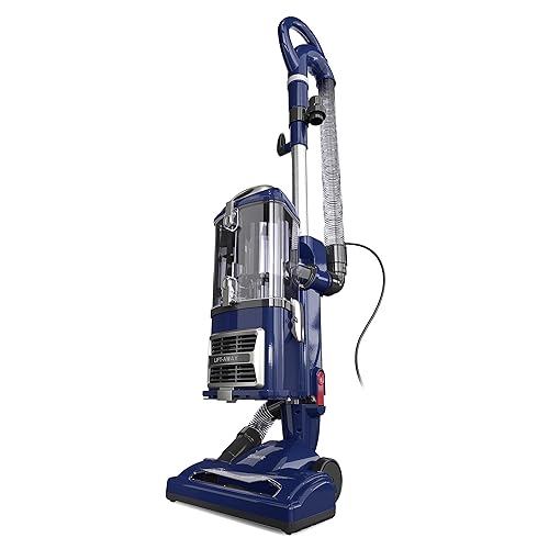 Shark NV380C Navigator Lift-Away Deluxe Upright Vacuum with Large Dust Cup, Swivel Steering, Upholstery Tool & Crevice Tool, Blue (Canadian Version)