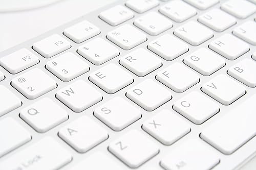 I-Rocks White Aluminum X-Slim Keyboard for PC (KR-6402-WH)