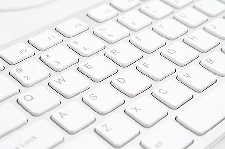 I-Rocks White Aluminum X-Slim Keyboard for PC (KR-6402-WH)